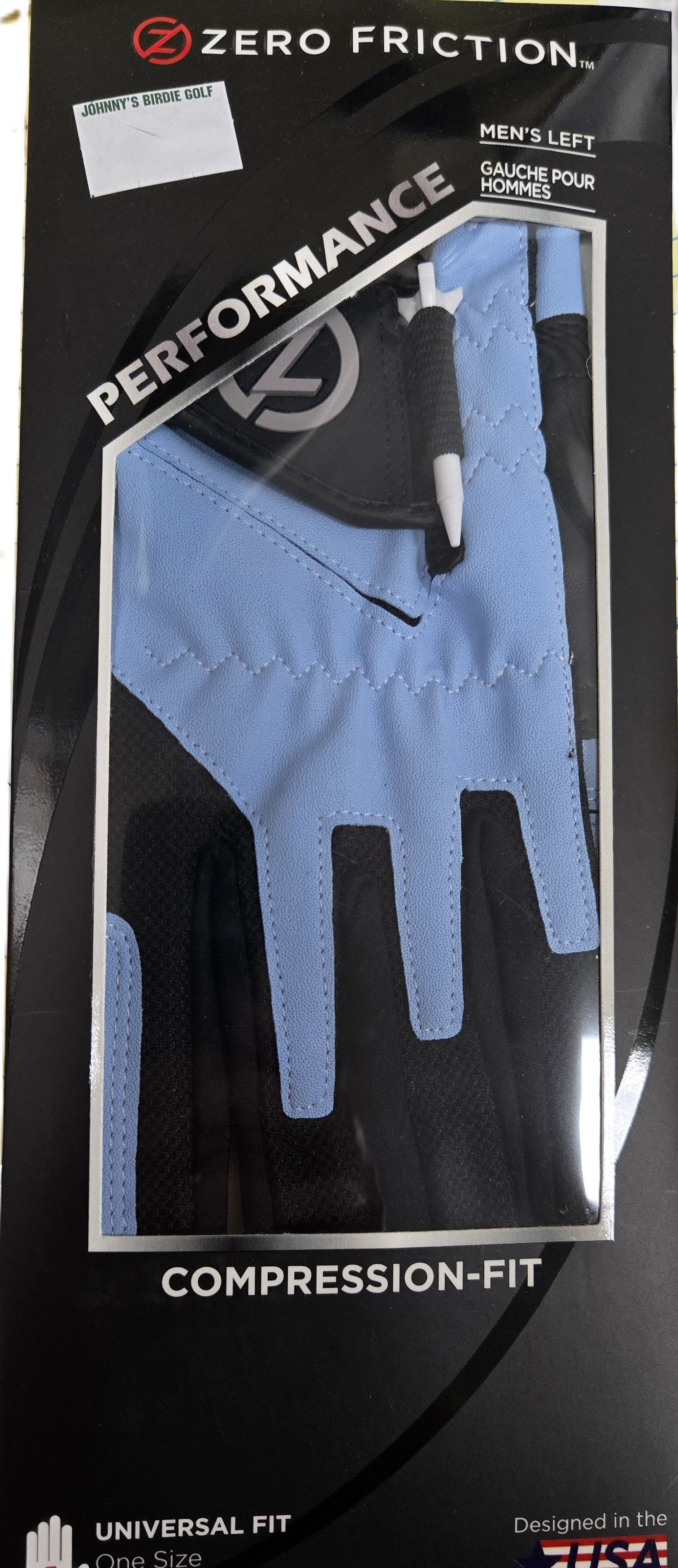 Zero Friction Performance Men's Golf Glove