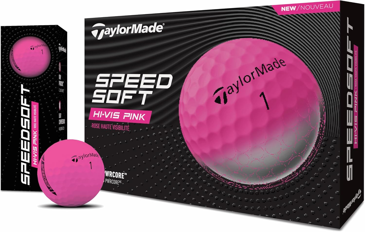 Taylormade 2025 Golf SpeedSoft Pink Golf Balls