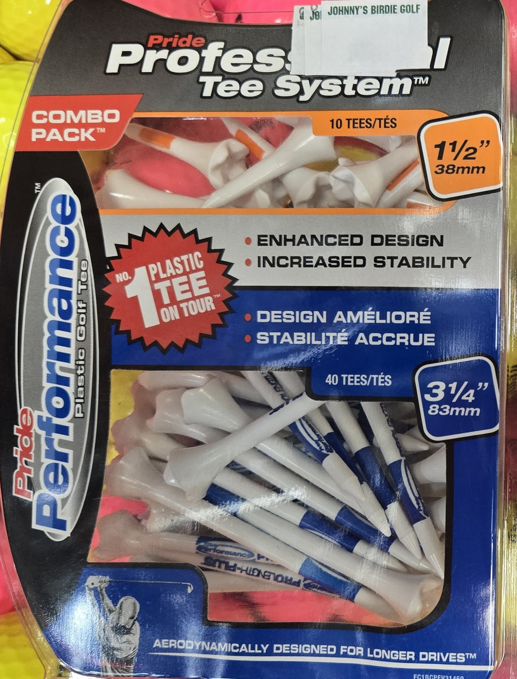 Pride Sports Golf Tees Combo Pak