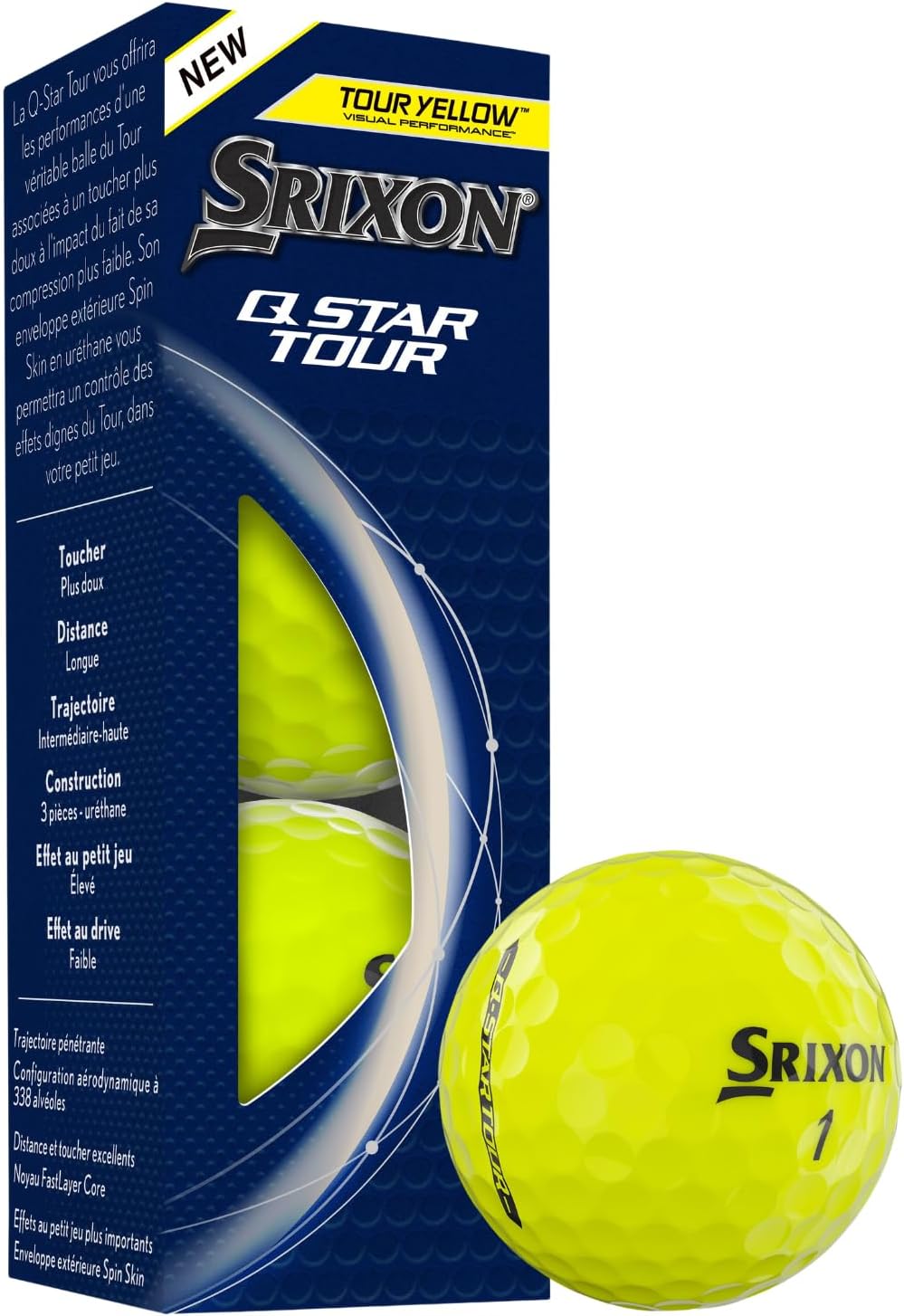 Srixon Q-Star Tour Yellow Golf Balls