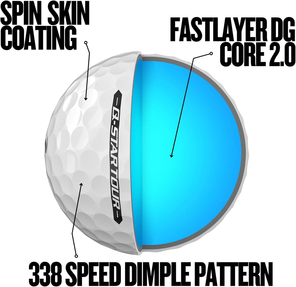 Srixon Q-Star Tour Pure White Golf Balls