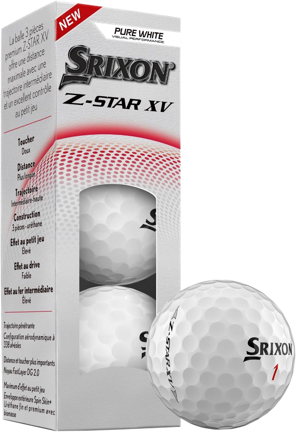 Srixon Z-Star XV Pure White Golf Balls