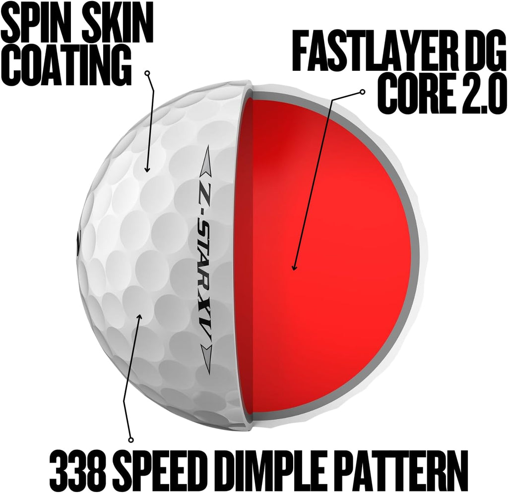 Srixon Z-Star XV Pure White Golf Balls