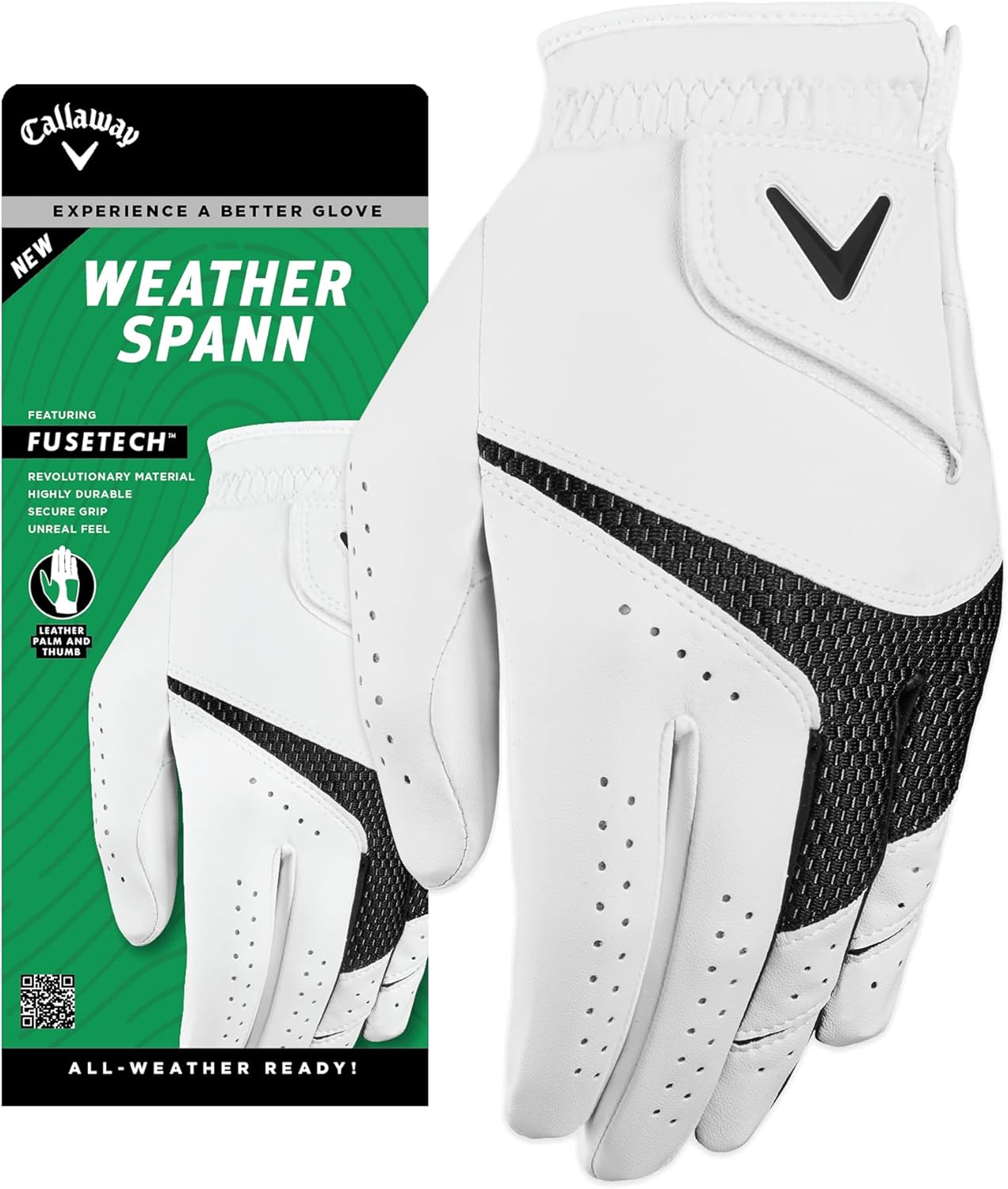 Callaway Weather Spann Mens Golf Gloves