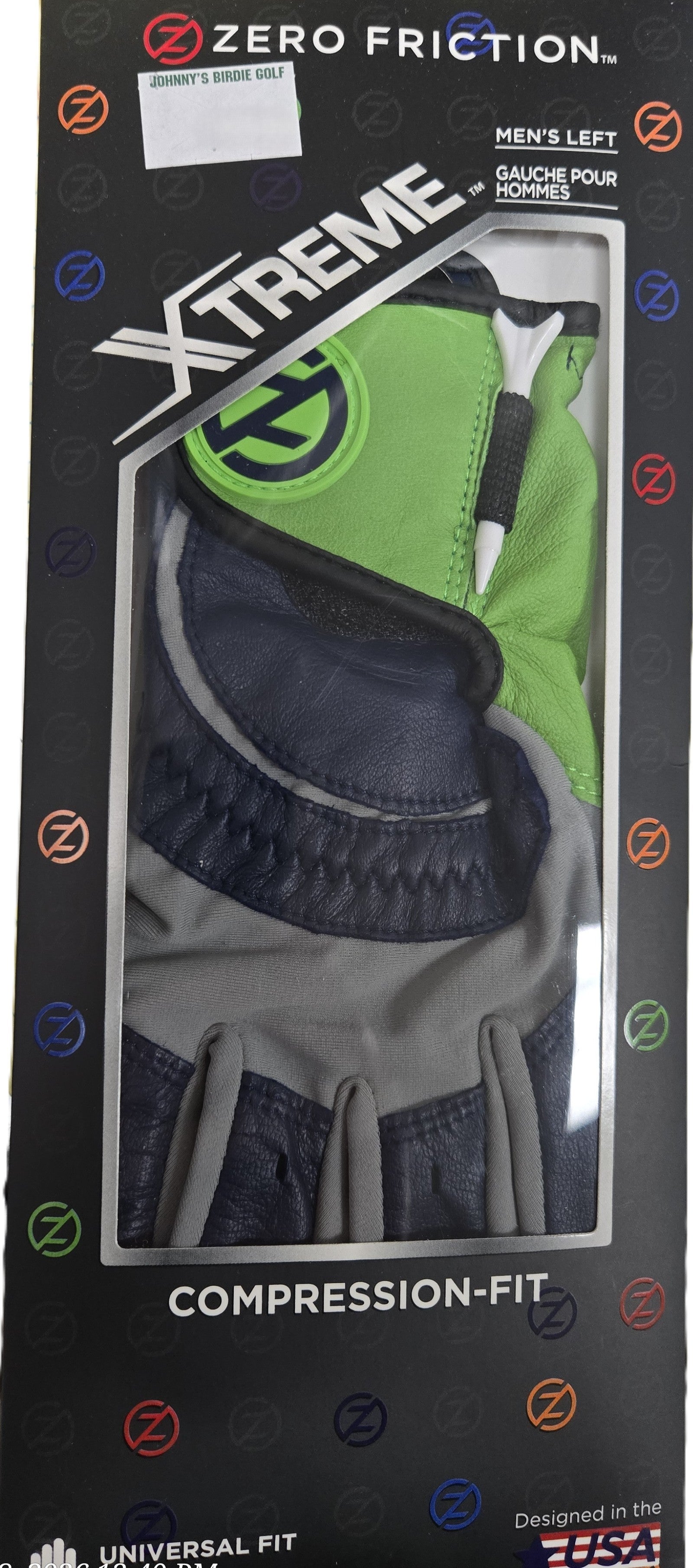 Zero Friction Xtreme Mens Golf Glove
