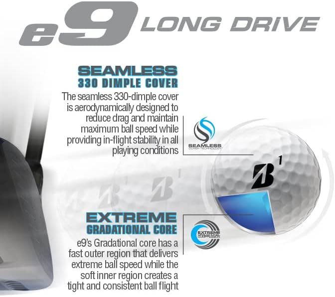 Bridgestone Golf e9 Contact Golf Balls