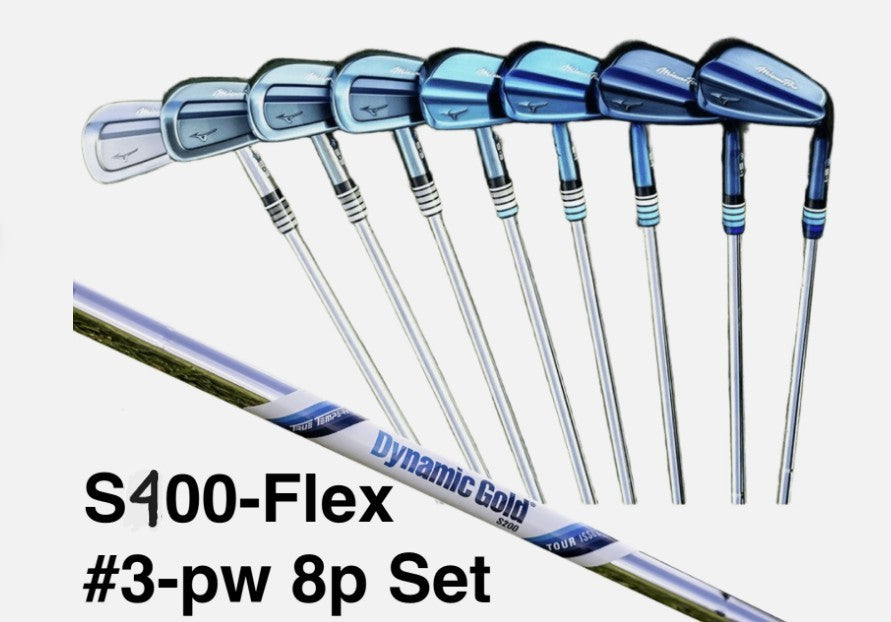 Mizuno Pro Limited Edition Blue Iron #3-pw 9p Set S400 Dynamic Gold Tour Issue PSL